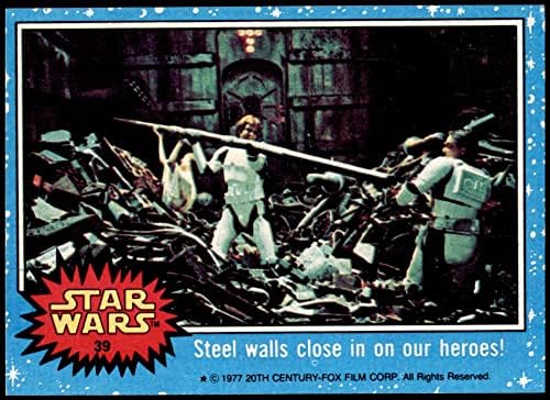 1977 Topps 39 Çelik duvarlar kahramanlara yaklaşıyor! (Kart) NM