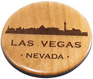 Las Vegas Nevada NV Hatıra 4 Parça Coaster Yeni Ev Dekor Hediye Seti, Premium Kabarcık Ceket