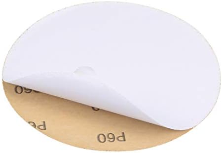 uxcell 6 inç Zımpara Diskleri Kendinden Yapışkanlı 240 Grit Yapıştırıcı Geri PSA Zımpara Pedleri Döner Zımpara, alüminyum