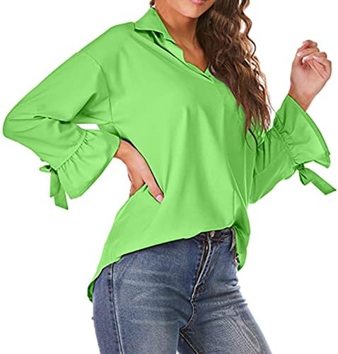 MİASHUİ Şarap T Shirt kadın kadın Uzun Kollu Gömlek Avrupa ve Amerikan Sokak Moda Gevşek Düz Renk Gömlek Kadın