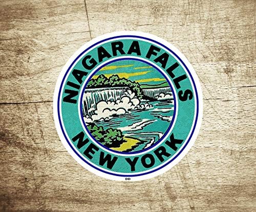 Niagara Şelalesi New York Çıkartması Seyahat Sticker 3 Dizüstü Tampon