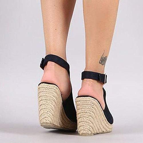 Anıywn Burnu açık Kama Ayakkabı Kadınlar için Ayak Bileği Toka Platformu Kesme Kama Sandalet Çizmeler Hayvanlar Baskı