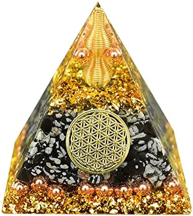 Sharvgun Şifa Kristalleri Çakra Taş Orgon piramidi Reiki Çakra Gül Çiçek Ametist orgonit piramidi Meditasyon Aracı