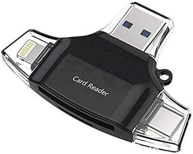 BoxWave Akıllı Gadget ile Uyumlu OnePlus Ace Pro 10 T PGP110 (6.7 in) - AllReader USB kart okuyucu, microSD kart