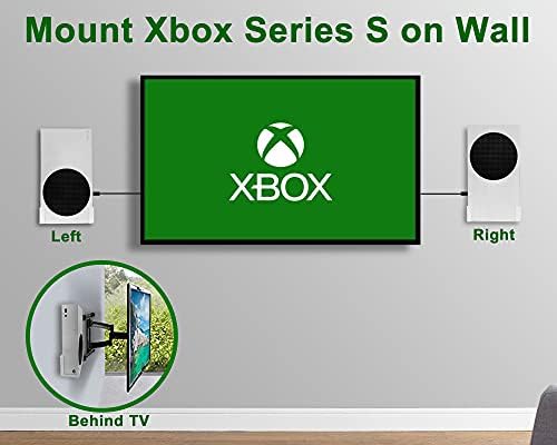 Xbox Series S için Duvara Montaj (Konsolu ve Aksesuarları TV'nin Sol/Sağ Yanına veya Arkasına Duvara Monte Edin),