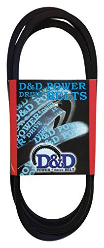 D & D PowerDrive 9332-0710 V Kayış, Lastik, 1