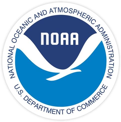 NOAA Okyanus çıkartması çıkartması 4 x 4