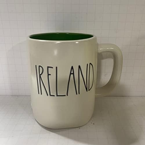 Rae Dunn İRLANDA Kupa-Yeşil iç-irlanda-Seramik-ANNELER GÜNÜ Hediyesi