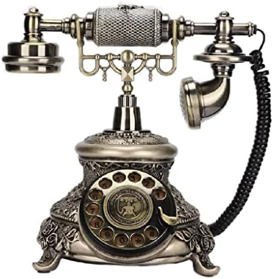HOUKAİ sabit telefon Vintage döner telefon Retro ofis için ev için otel için