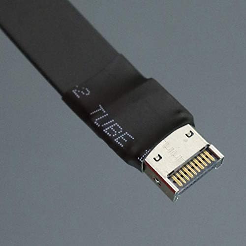 ADT-Lınk USB3. 1 GEN2 Tip-E Tip-E Uzatma Kablosu Dahili USB 3.1 E Tipi Erkek Dişi Kablo w Vida Delikleri Anakart