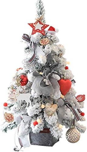 UXZDX Noel Ağacı-Küçük Noel Ağacı Masaüstü Restoran Alışveriş Merkezi Dekorasyon Mini Noel Ağacı(60 cm)