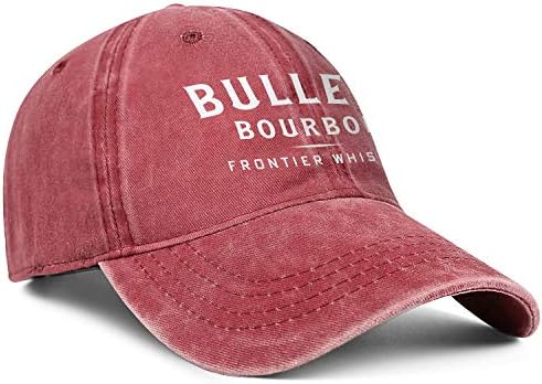 AOAOAOUV Unisex Ayarlanabilir Logo-Bulleit-Bourbon-Viski-Logo-İşareti-Beyzbol Kapaklar Güneşlik Düz Şapkalar