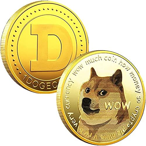 Generl 2 ADET-1 oz Dogecoin hatıra parası 2021 Altın Kaplama, Gümüş Kaplama, Dogecoin Sınırlı Sayıda Koleksiyon Paraları,