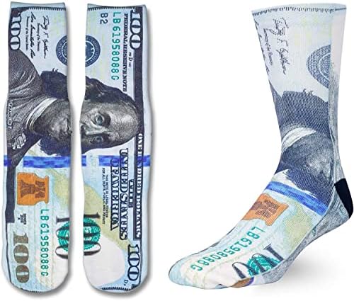 Zmart komik çoraplar Erkekler için Çılgın Tasarımcı, Serin 3D Baskı Xray Pençe Köpekbalığı Gökkuşağı Basketbol Tüp