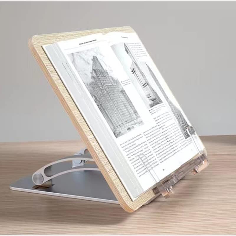 PNNERR Ahşap Alaşım Tablet Standı Ayarlanabilir Kitap Desteği Cep telefon tutucu Katlanabilir Düzeltme Oturma Postürü