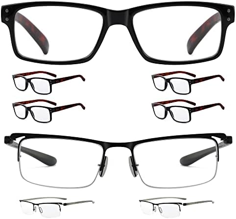 Eyekepper, Erkekler için Birlikte Verilen 5 Paket Vintage Okuma Gözlüklerinde %10 Tasarruf ve 3 Paket Yarım jant