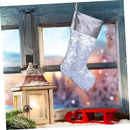 Zerodeko Noel Çorap Peluş Noel Çorap Noel Çorap Kolye Noel ağaç dekor Doğuş Süsler Çocuklar için Noel Asılı Süsleme
