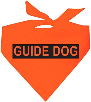 Rehber Köpek Servisi Köpek Bandana (Neon Renkler) Kör için Göz Köpeği Görmek