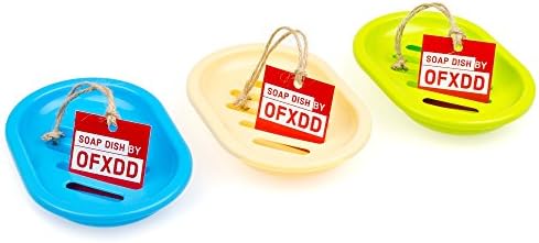 Drenaj Sabunluk Plastik Çift Katmanlı OFXDD Sabunluk. Dayanıklı Plastik (3'lü Paket)