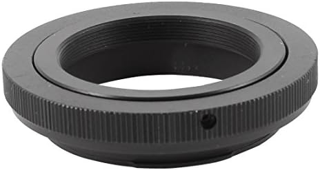 uxcell Siyah T2 T Dağı canon için lens adaptör halkası EOS SLR DSLR Kamera Gövdesi