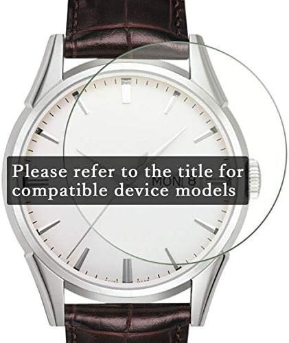 Synvy [3 Paket] Ekran Koruyucu ile Uyumlu ORİENT RK-AM0004B TPU Filmi Smartwatch akıllı saat Koruyucuları [Temperli