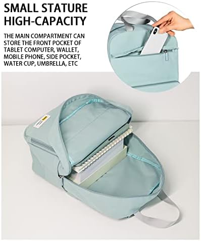 Katlanabilir Laptop Sırt Çantaları Kadın Erkek, Geri okul çantası Kolej Hafif, Katlanabilir silindir çanta Seyahat
