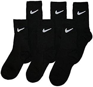 Nike Genç Sporcular Çocuklar 6 Çift Mürettebat Çorap Ayakkabı 10C-13CY / 5-7 (Çorap Ölçüsü)
