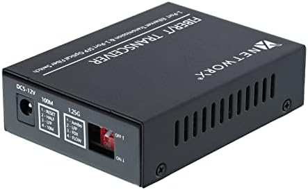 Networx Gigabit Ethernet Fiber Ortam Dönüştürücü-utp'den 1000base'e-ZX-LC Tekli Mod, 80km, 1550nm