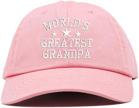 Üst Düzey Giyim Dünyanın En Büyük Büyükbaba işlemeli Düşük Profilli Yumuşak pamuklu beyzbol şapkası