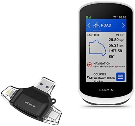 Garmin Edge Explore 2 ile Uyumlu BoxWave Akıllı Gadget (Boxwave'den Akıllı Gadget) - AllReader USB Kart Okuyucu,