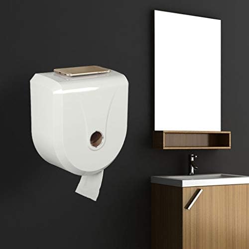 JYDQM Plastik tuvalet kağıdı tutucusu - Banyo için Su Geçirmez Çok Amaçlı kağıt havlu tutacağı, Beyaz