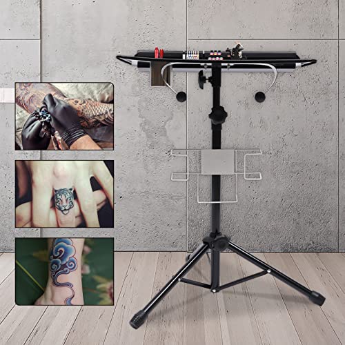 Dövme Kol Dayama Standı, Taşınabilir Katlanabilir Dövme İş İstasyonu Dövme Mobil Ekran Standı İş İstasyonu Tepsisi