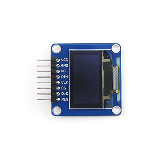 Anncus 10 adet / grup 0.96 inç OLED (A) 128 * 64 Piksel Açılı/Yatay pin başlığı SPI / I2C arayüzleri Küçük Boyutlu