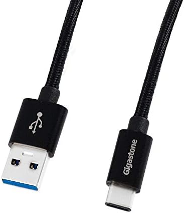 Gigastone C Tipi Kablo, USB C Kablosu, C Tipi USB 1.2 M 4ft Naylon Örgülü Hızlı Şarj Senkronizasyon Kablosu Uyumlu