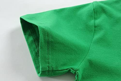 Aziz Patrick Günü Gömlek Yürümeye Başlayan Erkek Kız Şanslı Yonca Kazıcı T-Shirt Çocuklar Yonca Tees Yeşil Üstleri