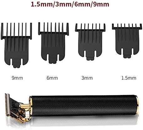 Sudemota saç makasları Erkekler için, Elektrikli Saç Kesme Makinesi USB Şarj Edilebilir berber aletleri Metal Gövde