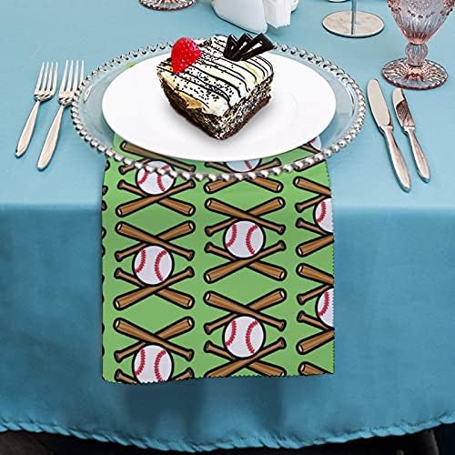 Beyzbol PatternPrinted Kullanımlık Yemeği Peçete Kumaş Düğün için Mükemmel Kokteyl Noel Yemekleri Peçeteler Partiler
