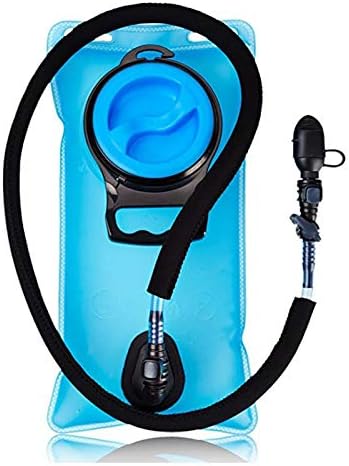 Camden Dişli Zeyu sıvı alımı sırt çantası Koşu, 1.5 / 2L Su Torbası Paketi Siyah/Mavi