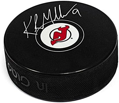 Kirk Muller New Jersey Devils İmzalı Hokey Diski - İmzalı NHL Diskleri