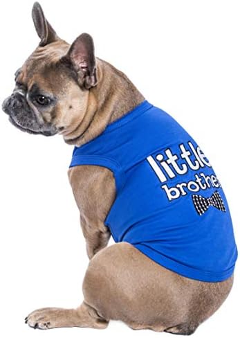 Parisli Pet Köpek Kedi Giyim Tee Gömlek Küçük Kardeş T-Shirt, XS