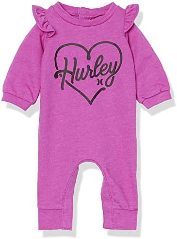 Hurley bebek-kız Uzun Kollu Tulum