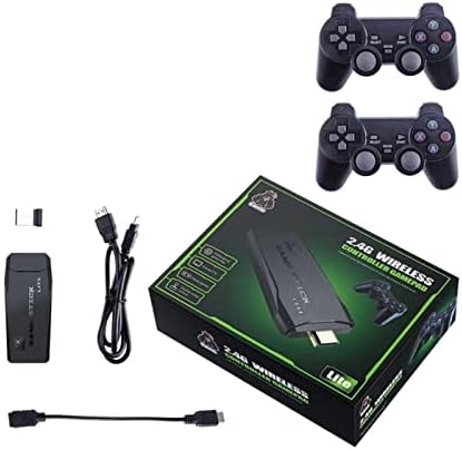 KLEEME Oyun Denetleyicisi Taşınabilir video oyunu Konsolu, 4 K, 2.4 G, Kablosuz Kontrol, Kablosuz Retro Klasik video