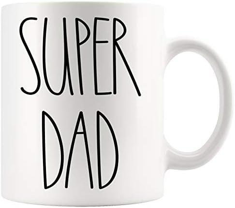 FundingCharlee Süper Baba Kahve Kupa-Süper Baba Kupa-Baba Doğum Günü Hediyeleri-Noel Hediyeleri-Doğum Günü-Aile-Mutlu