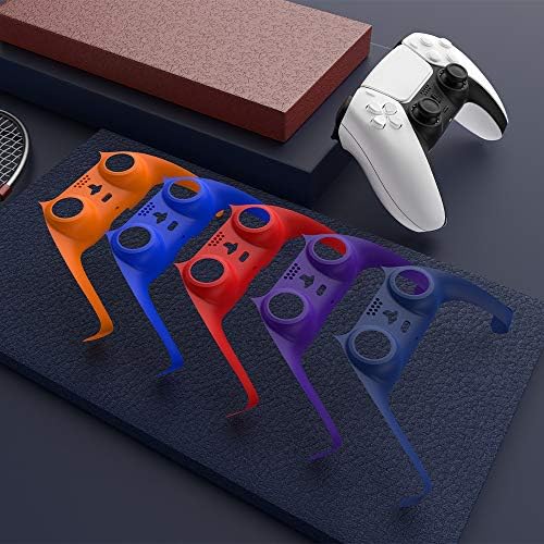 TIAS Oyun Denetleyicisi Kabuk için PS-5, denetleyici Skins için Set Kapakları PS5 Playstation 5 Silikon Kaymaz Başparmak