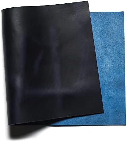 Horween Cavalier Deri Panel, Mürekkep Mavisi, Çoklu Ebat ve Ağırlıklar