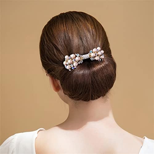 SDFGH Mizaç Yay saç tokası Geri Kafa Kaşık üst Klip Firkete Headdress saç aksesuarları Kadın (Renk: A, Boyut : Bir