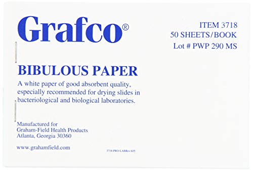 Grafco Bibulous Paper-Kurutma Emici Kağıt, 50 Kağıtlar, 4 x 6, 6'lı Paket, 3718