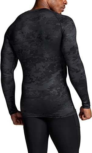 ATHLİO 1 veya 3 Paket erkek Termal Uzun Kollu Sıkıştırma Gömlek, Kış Dişli Spor Taban Katmanı Üst, atletik koşu tişörtü
