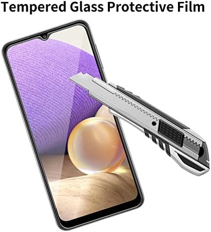 [4 Paket] Samsung Galaxy A32 5G için Uyumlu ıCsapr Cam Ekran Koruyucu [A32 4G için Değil][9H Sertlik]- HD Ekran Temperli